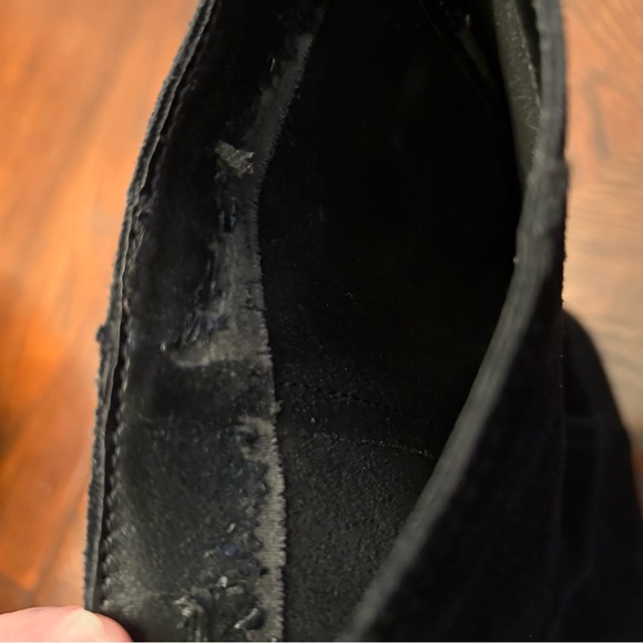 Lucky Brand Lefara Suede Mid-Calf Boots Black Size 6 - Picture 8 of 8